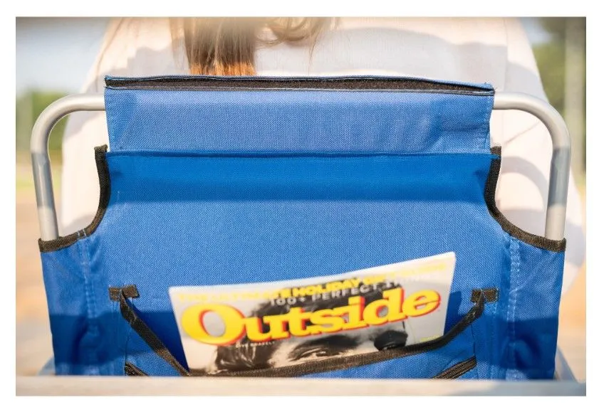 STADIUM SEAT WITH ARMS - BLUE